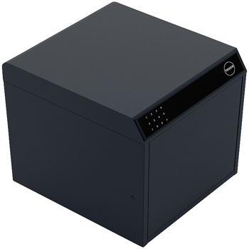 Preview: Boîte aux lettres intelligente pour colis en acier, 46 x 50 x 50 cm, PIN, App, IP55