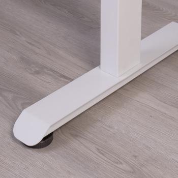 Preview: Scrivania regolabile elettricamente in altezza, 120 x 60 cm, bianco
