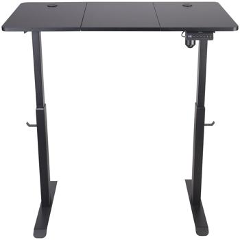 Preview: Scrivania regolabile elettricamente in altezza, 120 x 60 cm, nero