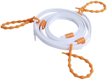 Preview: 2in1-Outdoor-USB-LED-Lichtschlauch, 90 LEDs, 630 lm, weiss, IP67, 3 m