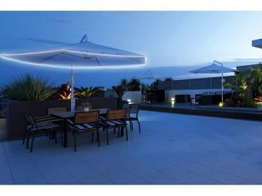 Preview: 2in1-Outdoor-USB-LED-Lichtschlauch, 90 LEDs, 630 lm, weiss, IP67, 3 m