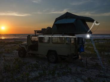 Preview: 2in1-Outdoor-USB-LED-Lichtschlauch, 90 LEDs, 630 lm, weiss, IP67, 3 m