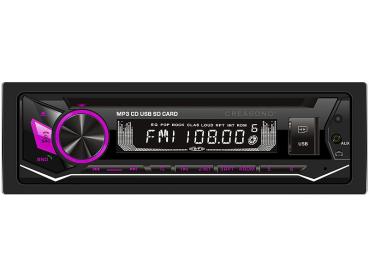 Preview: autoradio 1-DIN con telecomando, Bluetooth, lettore CD, USB, SD, RDS