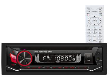 Preview: autoradio 1-DIN con telecomando, Bluetooth, lettore CD, USB, SD, RDS
