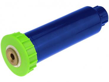 Preview: 2er-Set versenkbare Bewässerungssprinkler - unsichtbar für Rasen bis 50 qm - 3 austauschbare Sprühköpfe (360°/180°/90°) - Gartenschlauchanschluss