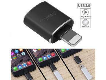 Preview: Lot de 2 adaptateurs OTG USB 3.0 compacts pour port Lightning