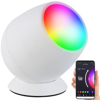 Preview: Smarte WLAN-Stimmungsleuchte, RGB-CCT-LEDs, 210 lm, 2,2 W, USB, weiss Preview: Smarte WLAN-Stimmungsleuchte, RGB-CCT-LEDs, 210 lm, 2,2 W, USB, weiss