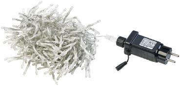 Preview: set of 2 LED wifi tufts light chain, 300 warm white LEDs, Tuya, transparent