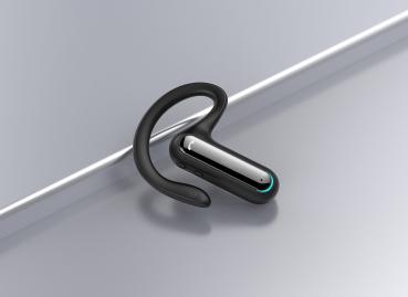 Preview: Headset mit Bluetooth 5, 6 Stunden Sprechzeit, magnetisches Ladekabel