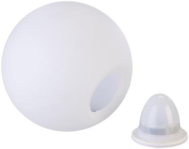 Preview: 2er-Set WLAN-Akku-Leuchtkugeln, RGBW-LEDs, App, 576 lm, IP54, Ø 30 cm