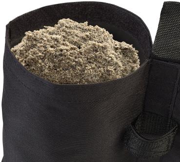 Preview: set of 4 pavilion sandbags made of waterproof 600D oxford fabric Preview: set of 4 pavilion sandbags made of waterproof 600D oxford fabric