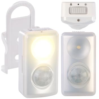 Preview: Veilleuse LED avec détecteurs de mouvements et de luminosité, à piles