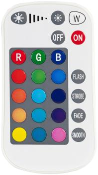 Preview: 2er-Set LED-Kerzen E14 RGBW - 4,8W (ersetzt 40W) dimmbar - 470lm, 15 Farben, 4 Modi, inkl. Fernbedienung, 30.000h Lebensdauer