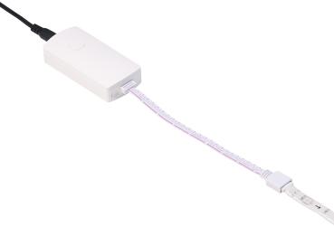 Preview: set of 2 WLAN RGBIC LED light strips, app, voice & sound control, 5m