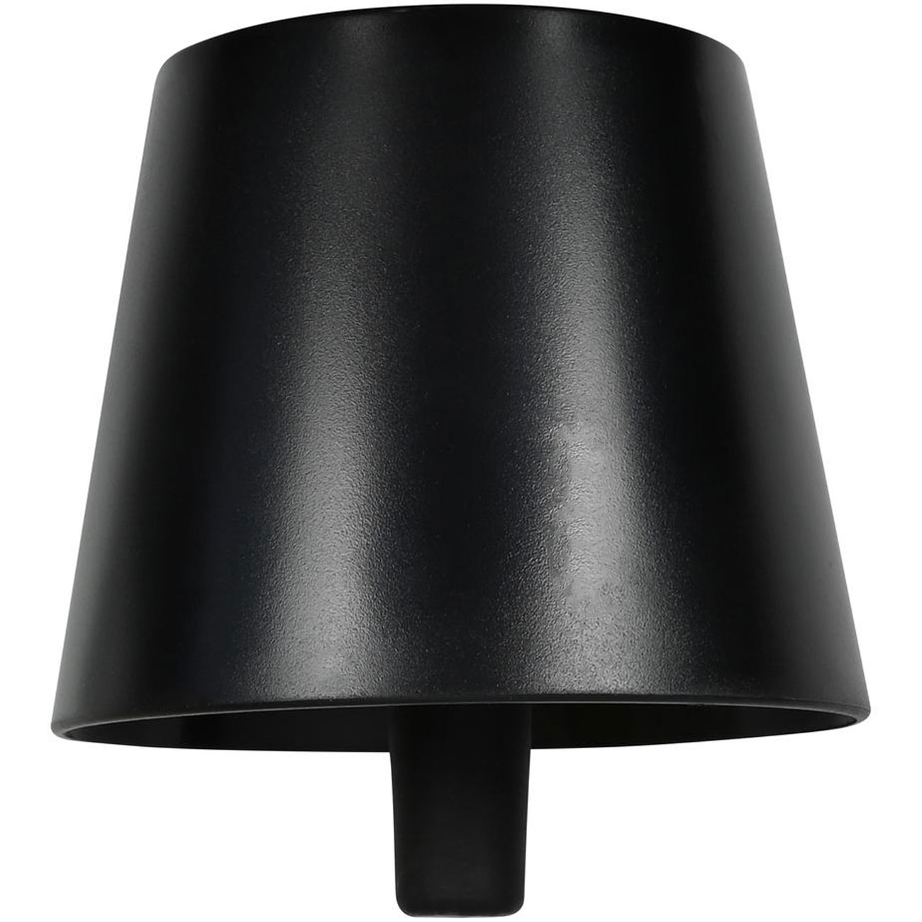 Flaschenlampe, schwarz, Ø 18 x H 11,5 cm