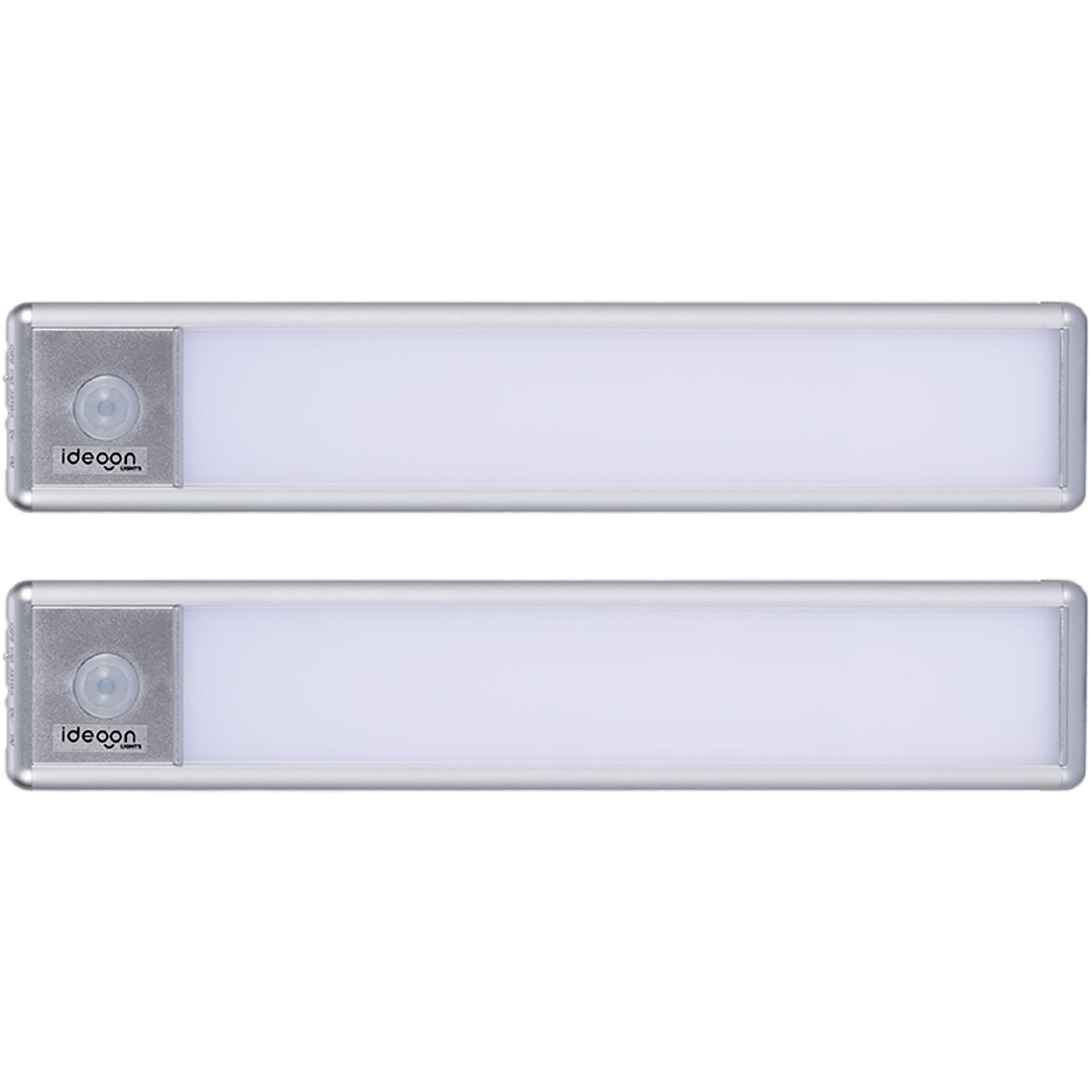 2er-Set Akku LED-Lichtleiste mit Bewegungssensor, 20,5 cm
