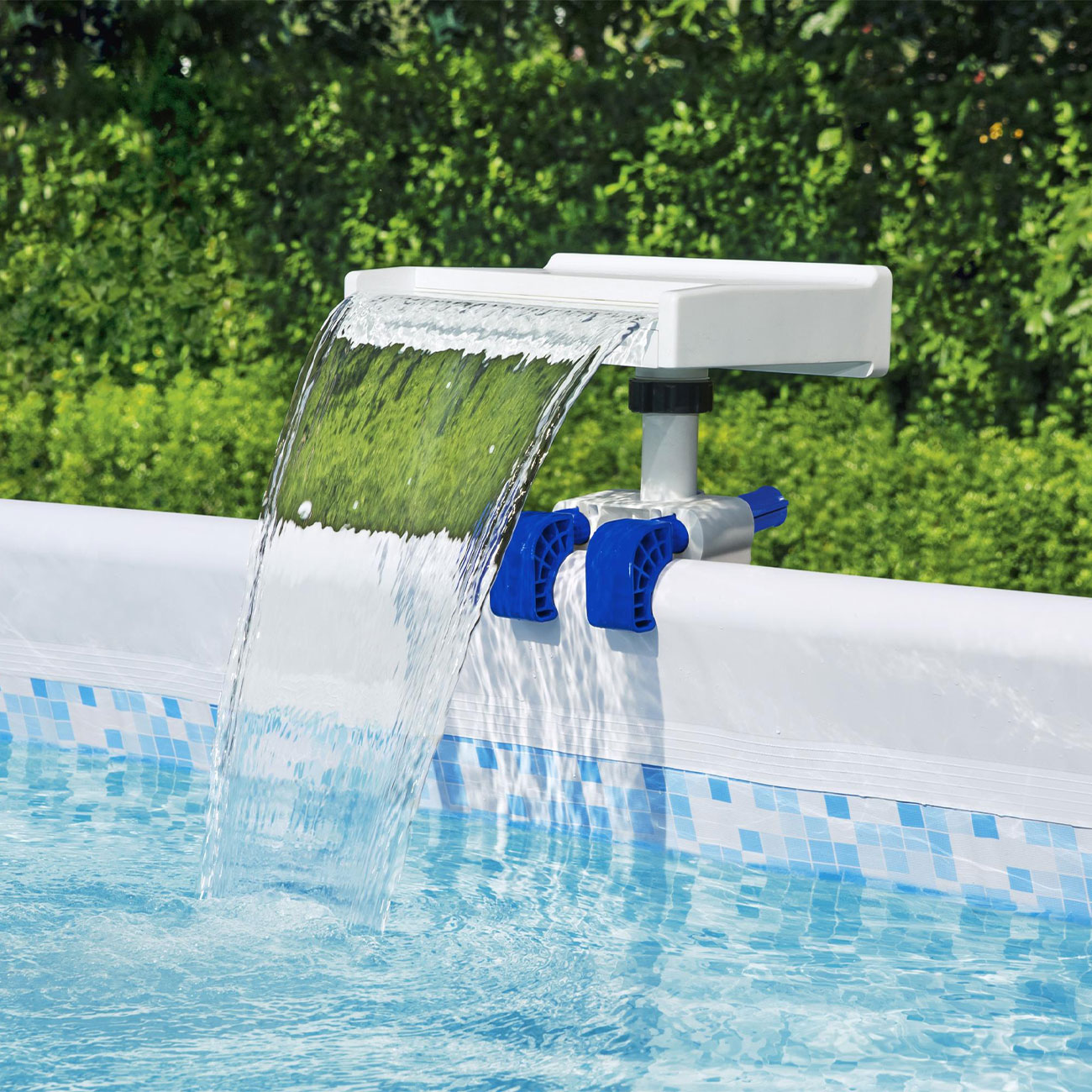 LED Pool Wasserfall