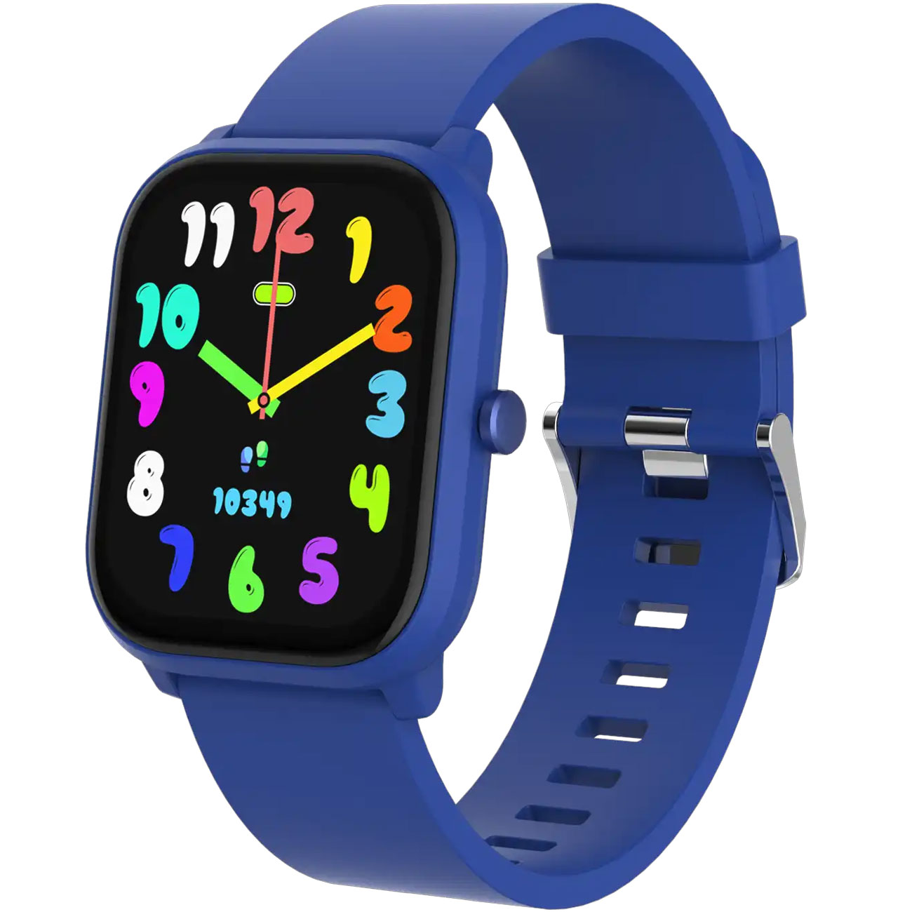 Bluetooth-Smartwatch für Kinder mit Anruffunktion & Herzfrequenzsensor, blau