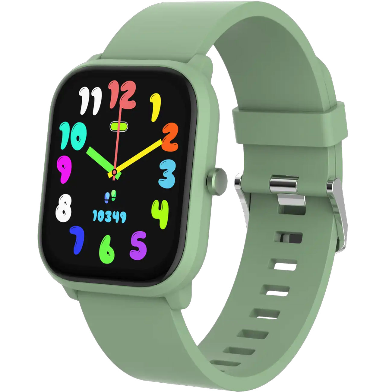 Bluetooth-Smartwatch für Kinder mit Anruffunktion & Herzfrequenzsensor, grün