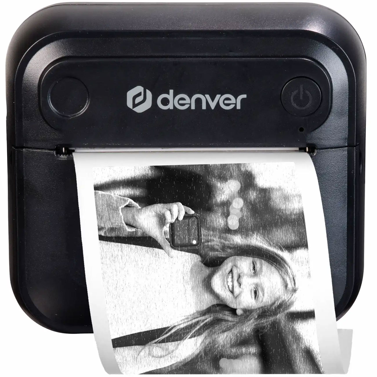 Mobiler Bluetooth-Thermodrucker, schwarz