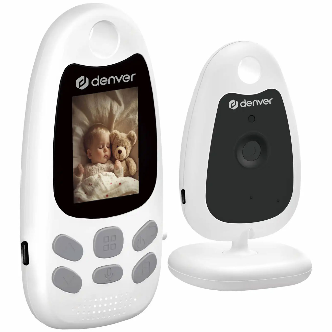 Video-Babyphone, 2-Zoll-TFT-Monitor, Nachtsicht