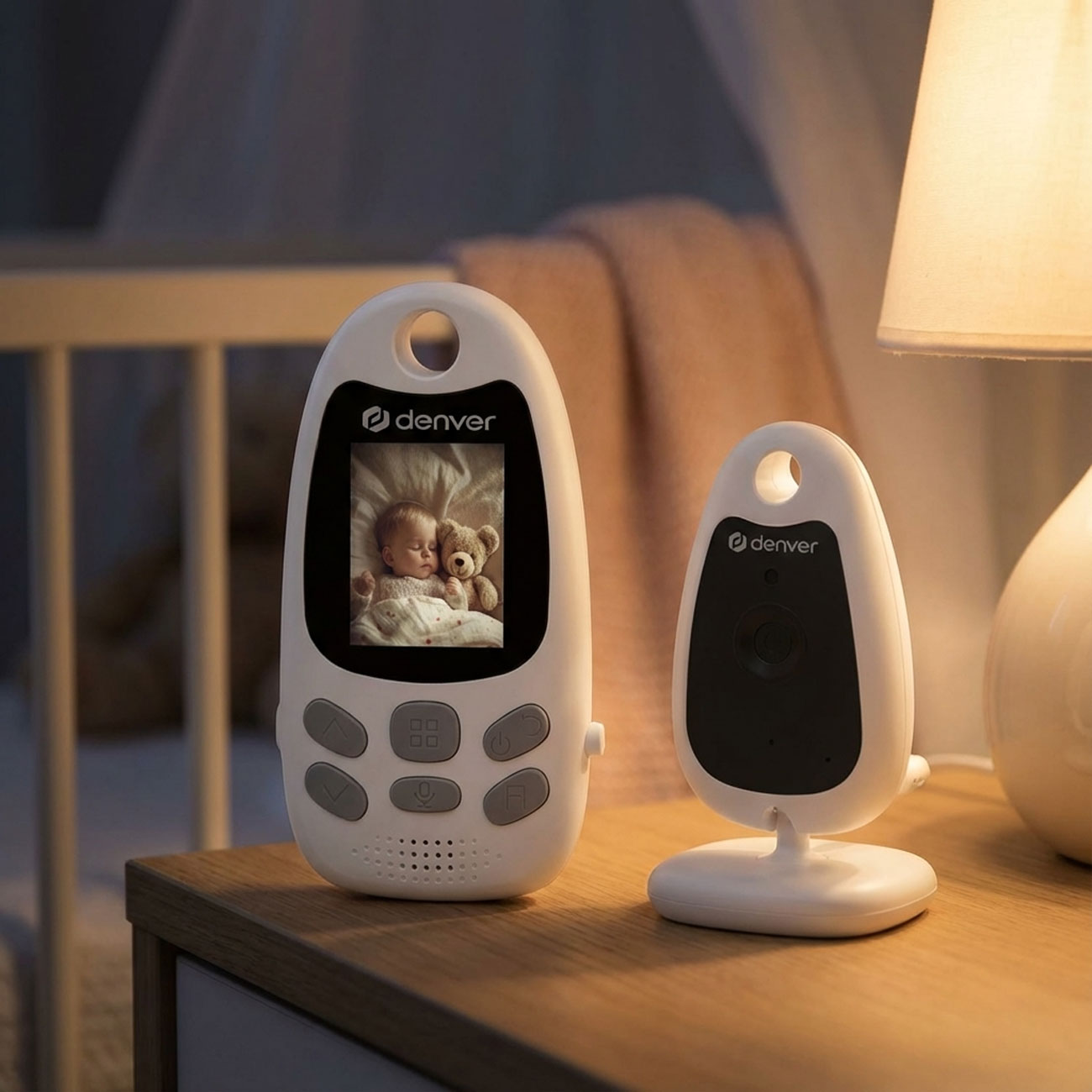 Video-Babyphone, 2-Zoll-TFT-Monitor, Nachtsicht