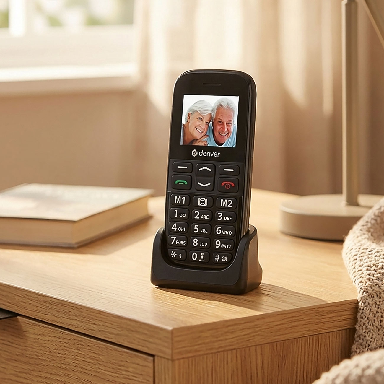 4G Senioren Mobiltelefon mit SOS-Notruftaste