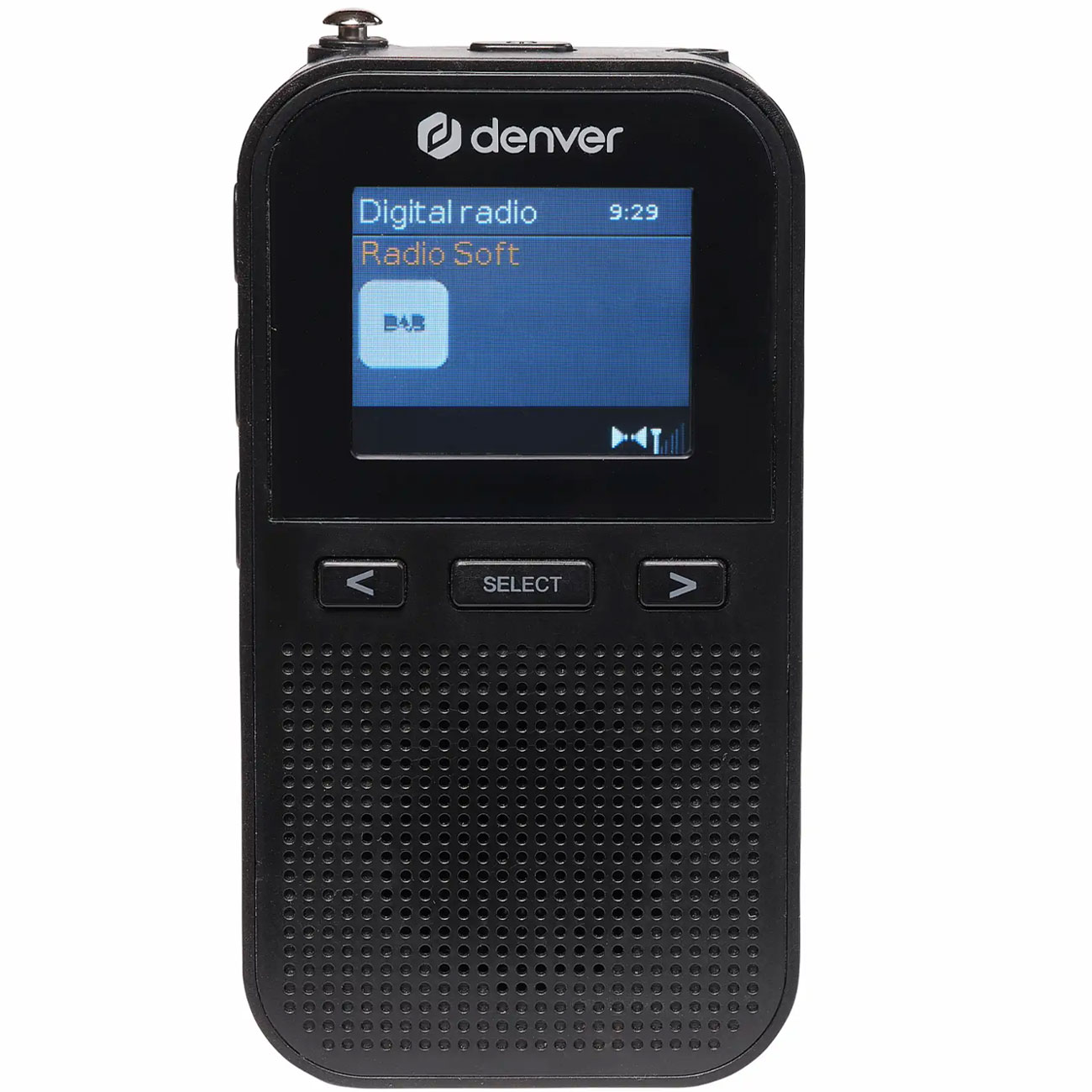 DAB+/FM Radio mit 1,8-Zoll-Farbdisplay, schwarz