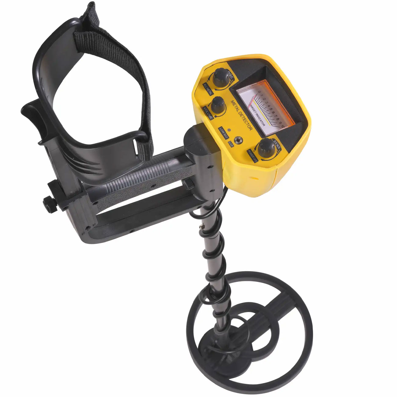 Metalldetektor, Suchtiefe 18 cm, wasserdichte 7,5 Zoll Suchspule