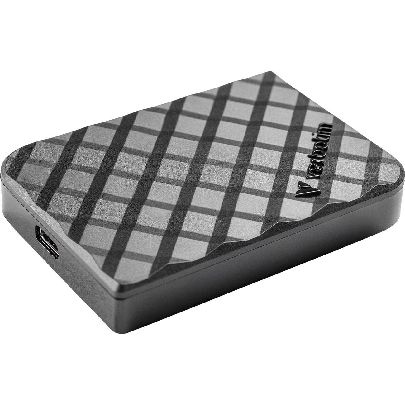 SSD Festplatte 1TB, USB 3.2, Typ C, Mini Diamond, schwarz