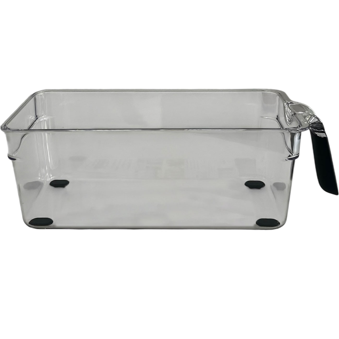 Transparenter Kühlschrank-Organizer mit Griff 28,2 x 12 x 9,4 cm