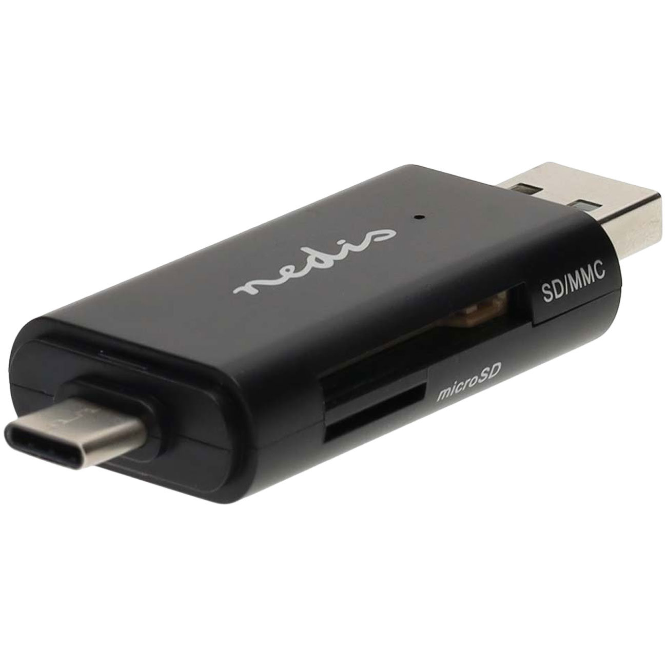 Dualer Kartenleser USB-C & USB-A, schwarz