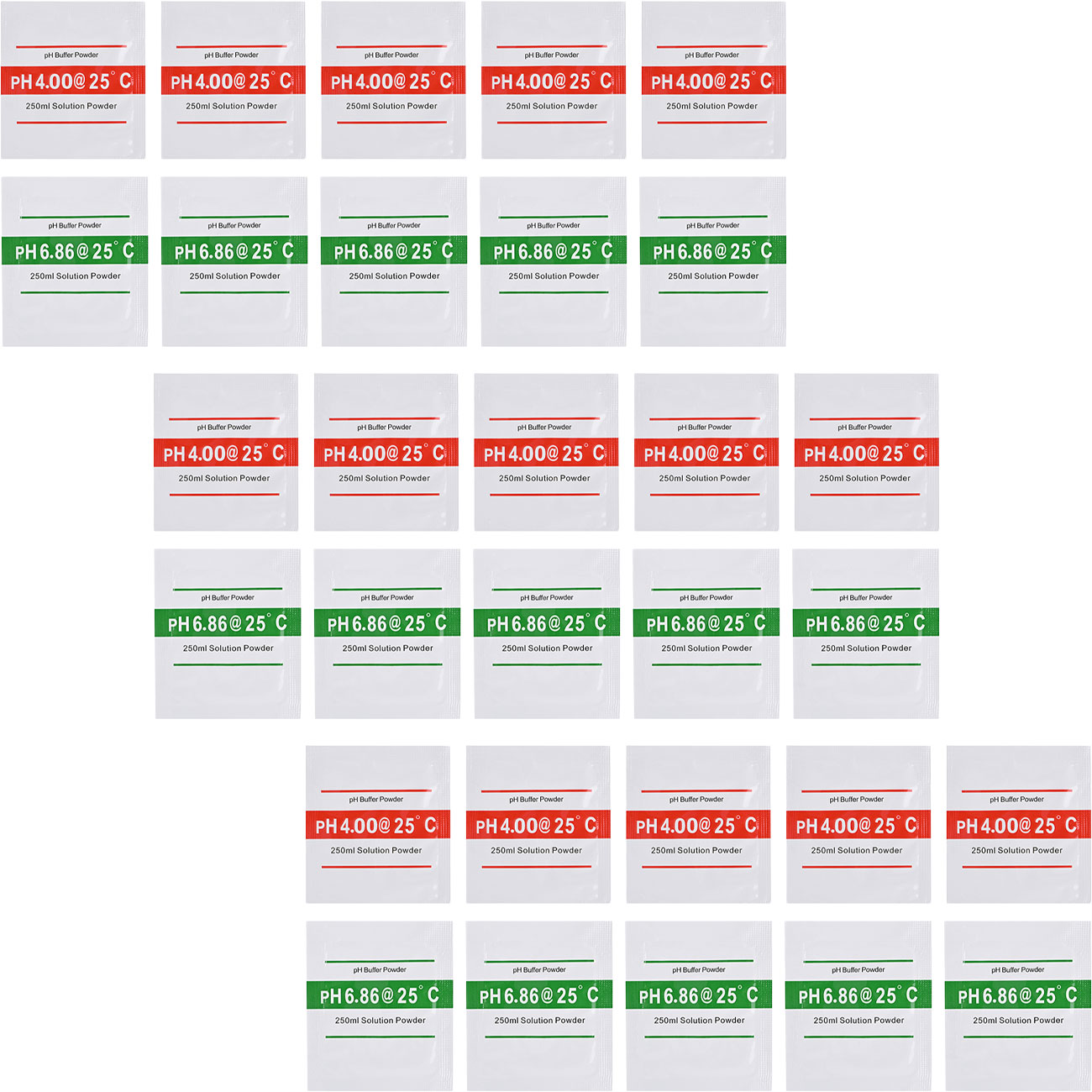 30er Set Kalibrierlösungen für PH-Wert pH4.00 & pH6.86