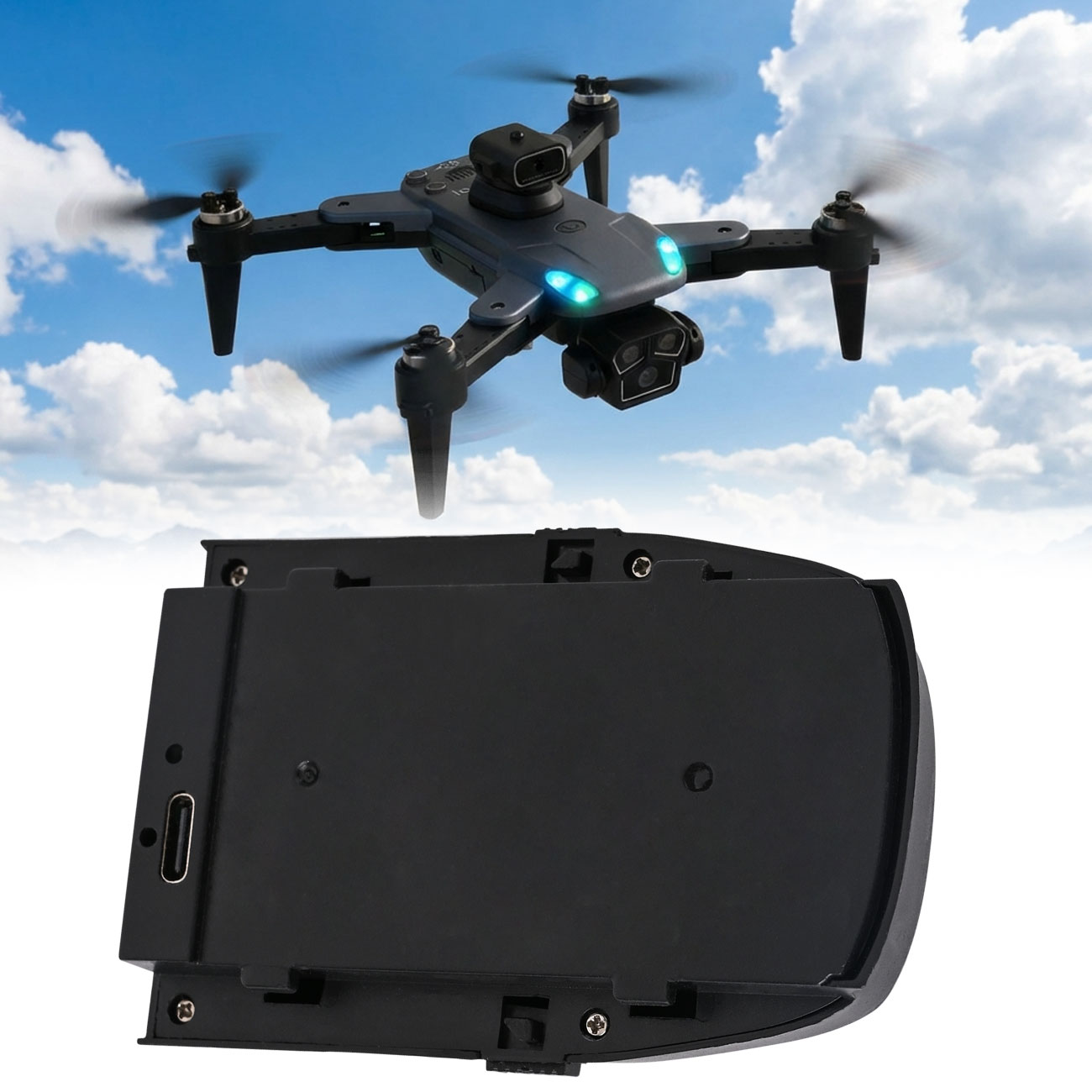 Zusatz- und Ersatz-Akku für GPS-Drohne CH11603, 3000 mAh