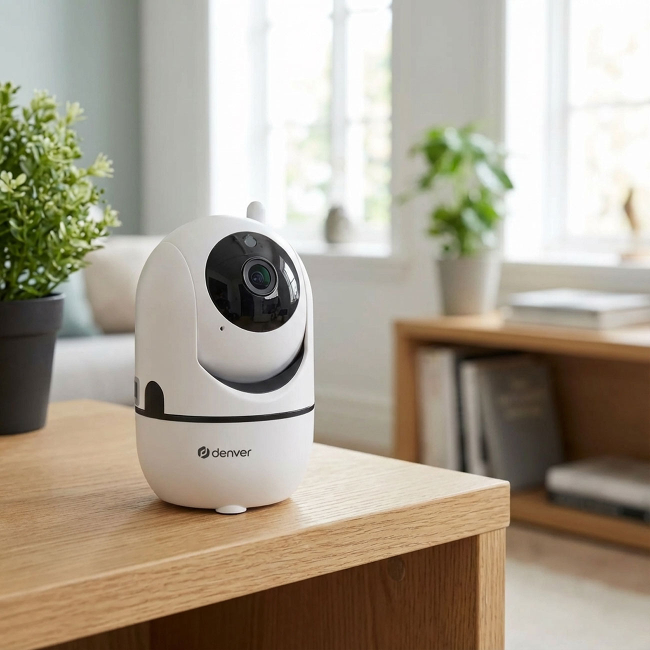 Smart WLAN IP Kamera 720P HD, Tuya-kompatibel, 355° schwenkbar