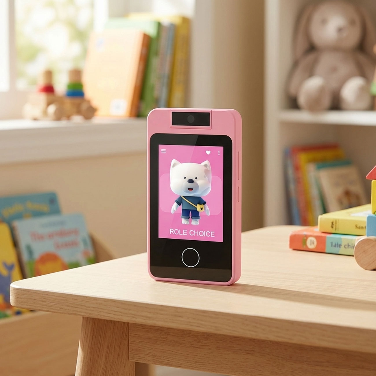 Kinder Media Player mit Touchscreen, 48MP Fotos & 1080P Videos, MP3, rosa