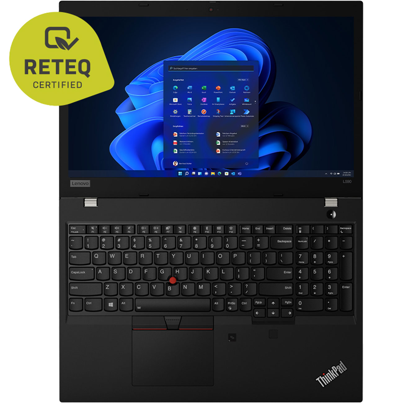 Lenovo ThinkPad L590 15,6 Zoll FHD Laptop, Intel Core i3 Gen 8
