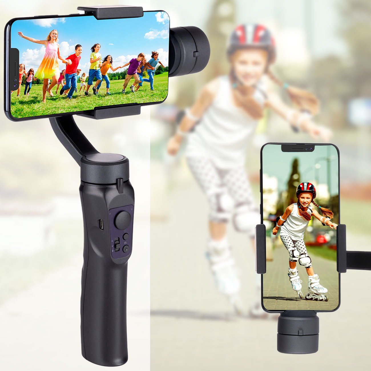 Stabilisateur gimbal pour smartphones