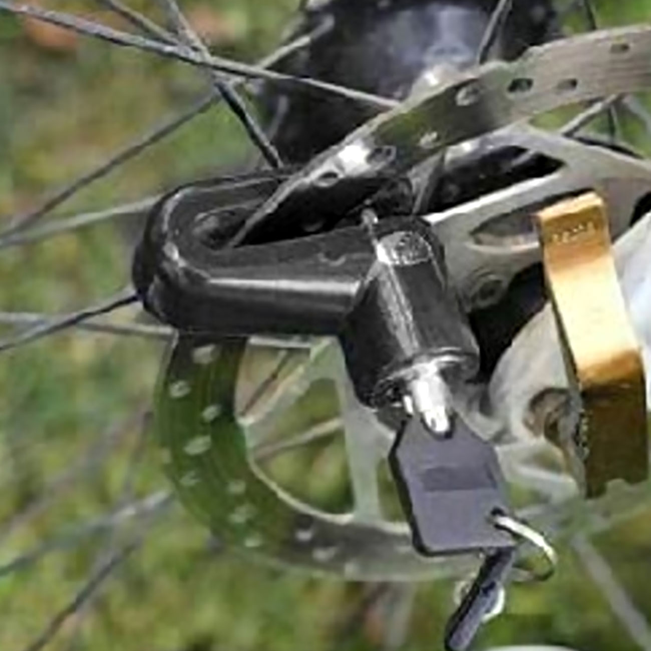 Bremsscheibenschloss inkl. Halterung