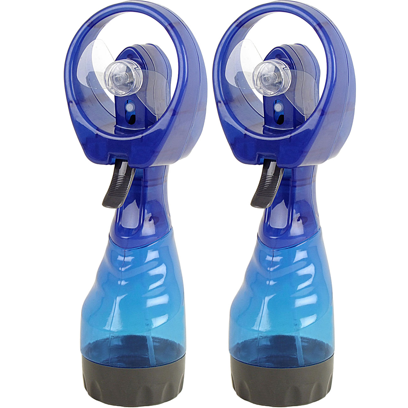 2er-Set Sprühventilator, 300 ml-Wassertank, Batteriebetrieb, Hand-Ventilator