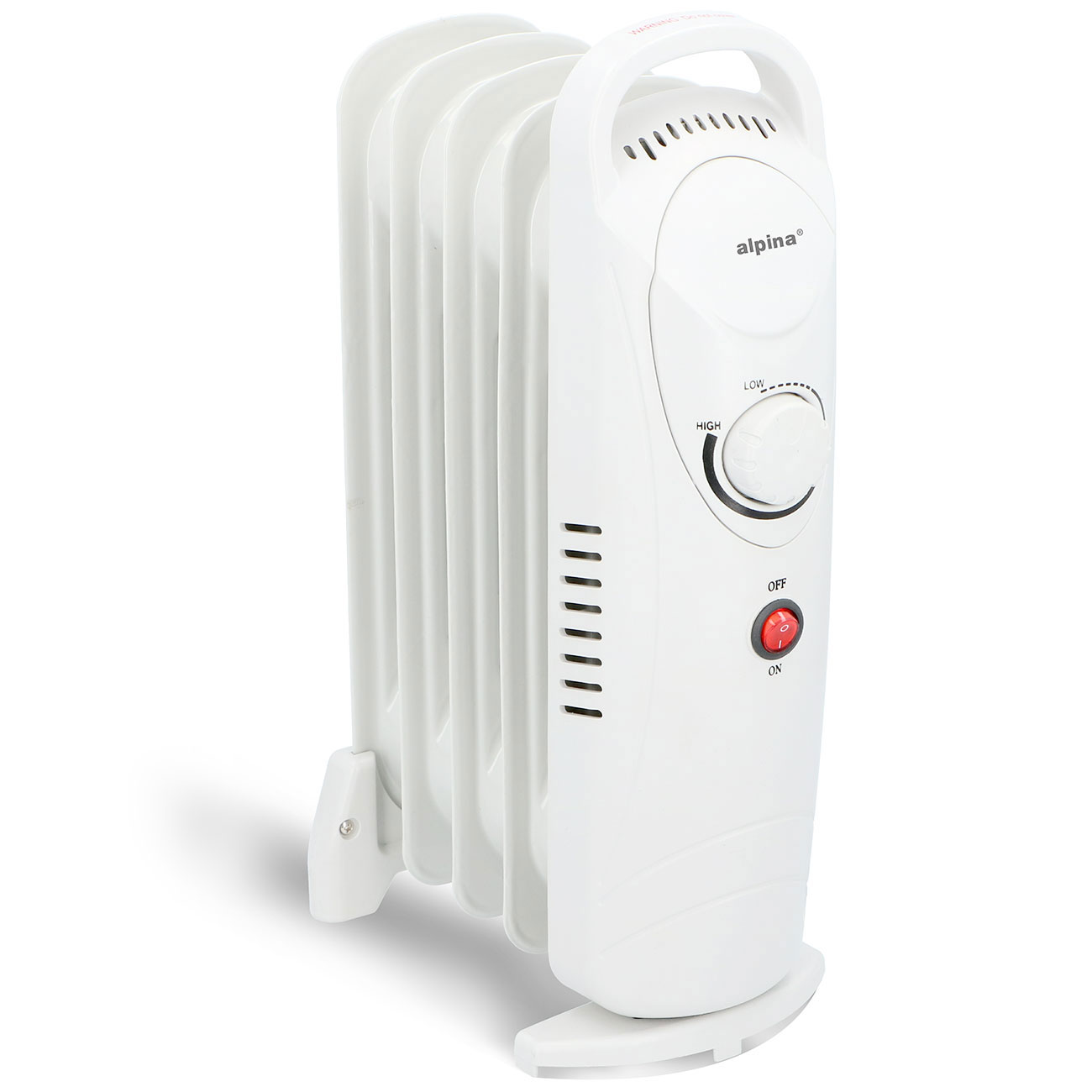 Mobiler Öl Radiator, 5 Rippen, Heizkörper, 650 Watt