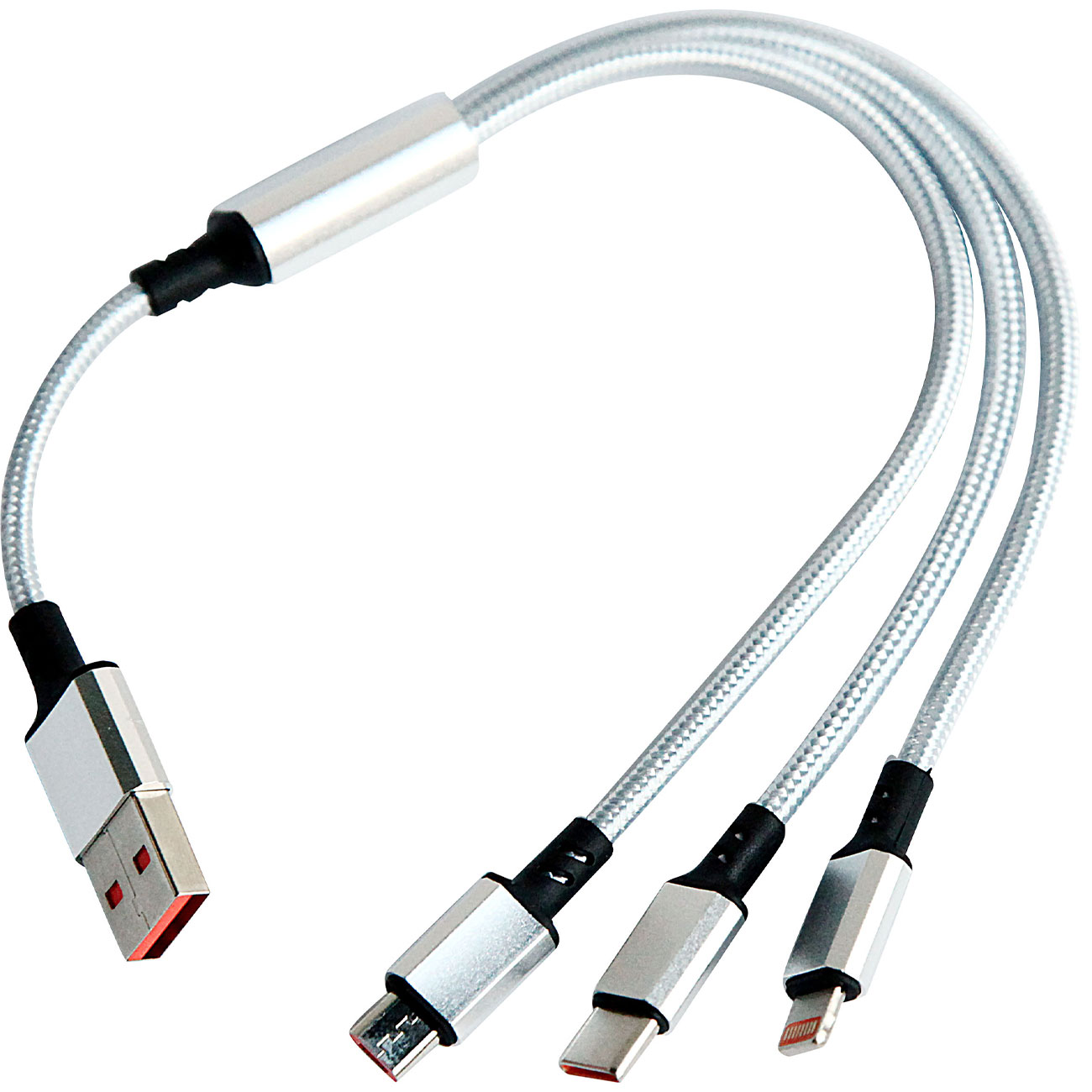 3in1 Universal USB-Schnellladekabel, 25 W, 30cm