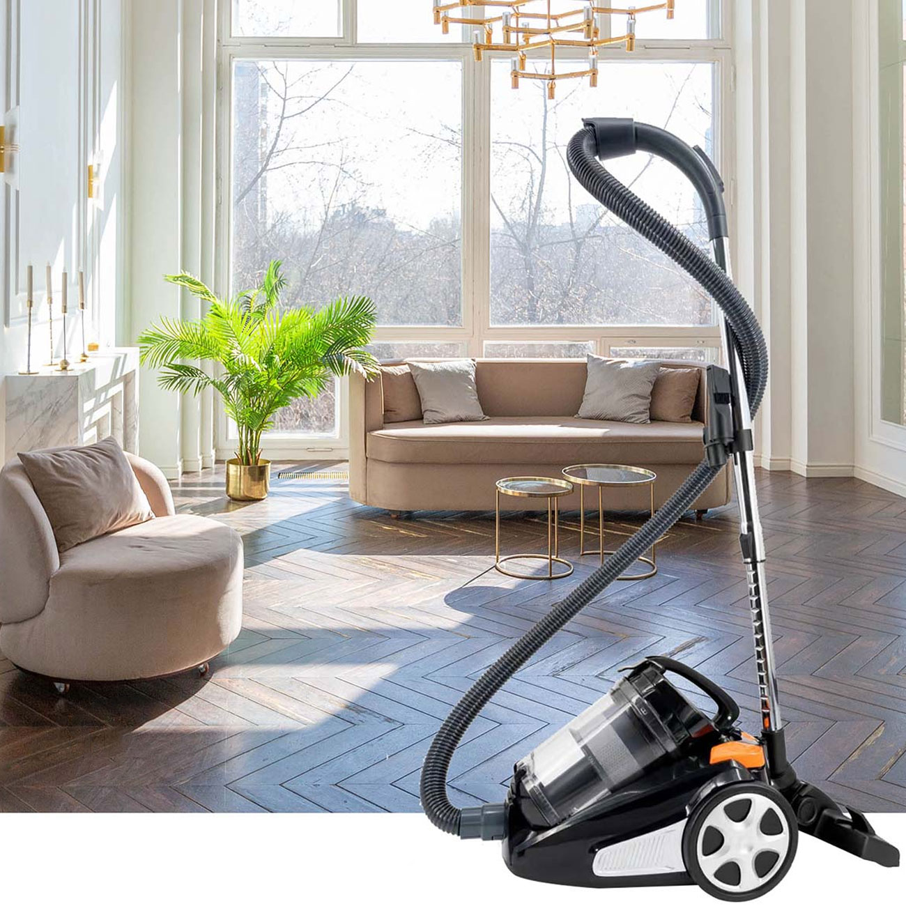 Beutelloser Zyklon Staubsauger, 3 L, 700 W, 20 kPa