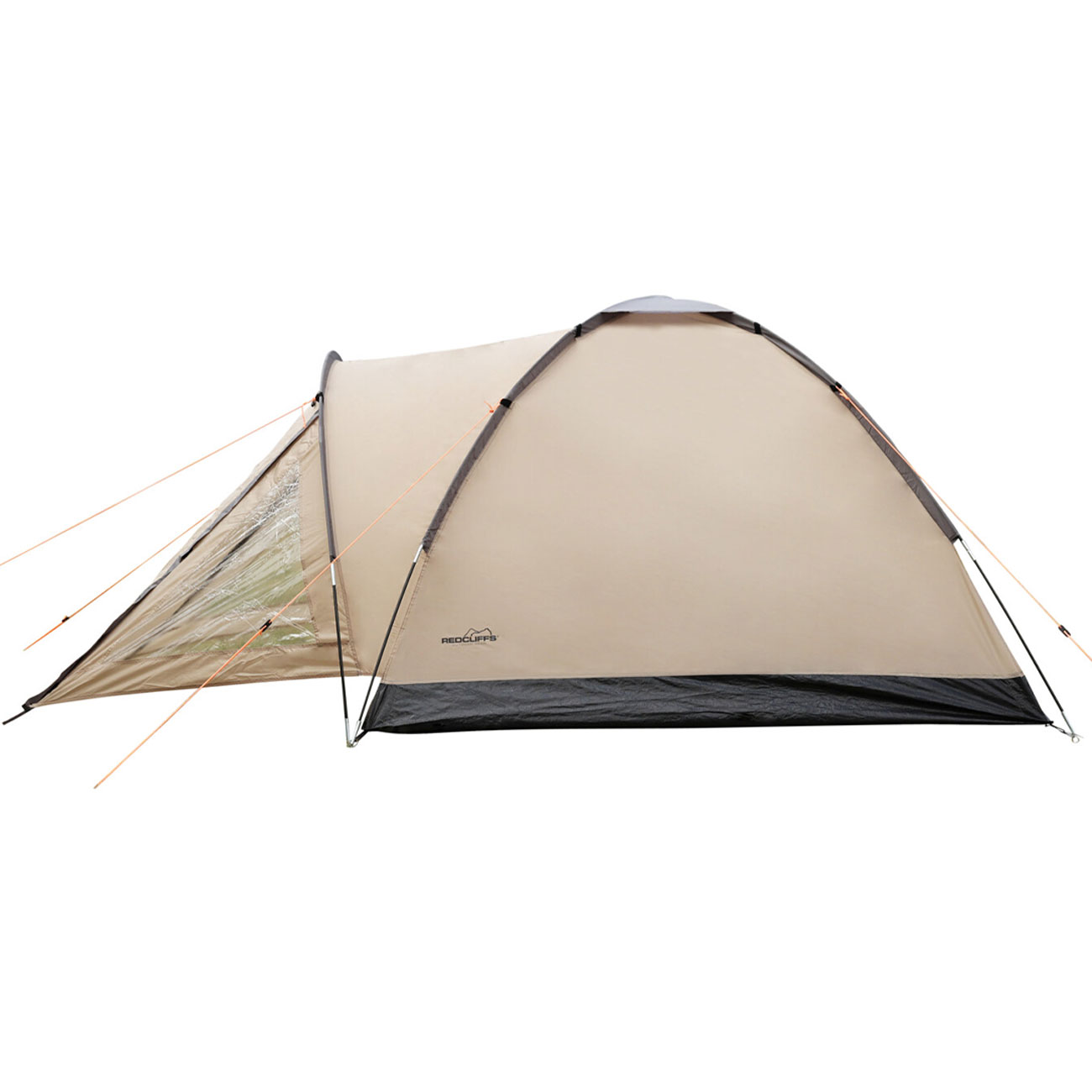 Iglu-Zelt für 2-3 Personen, braun-beige