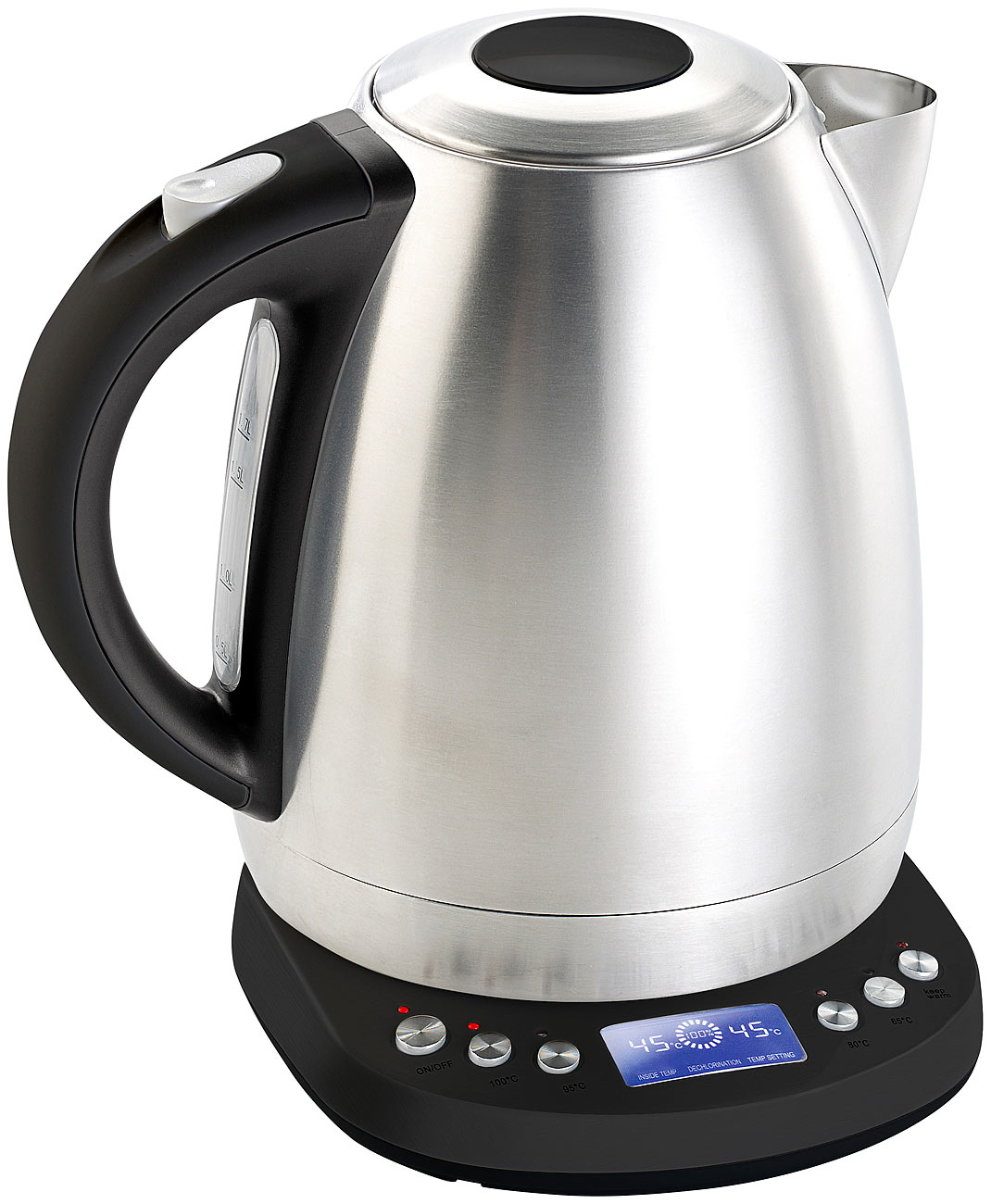 Wasserkocher V3 WSK-400 mit 4 Temperatur-Stufen & Tee-Timer, 1,7 Liter