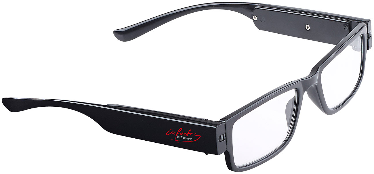 Lunettes de lecture à LED - Avec batterie - Dioptrie +2,0