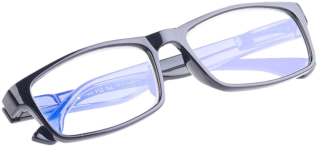 Lunettes de protection anti-lumière bleue +2,5 dioptries avec protection UV400