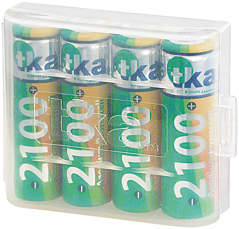 Hybrid-Akku AA Mignon 2100 mAh "Aeonium Powercell" 4er-Set