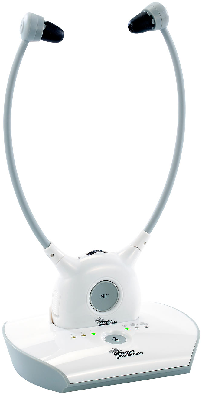 Casque TV sans fil Premium avec amplificateur audio