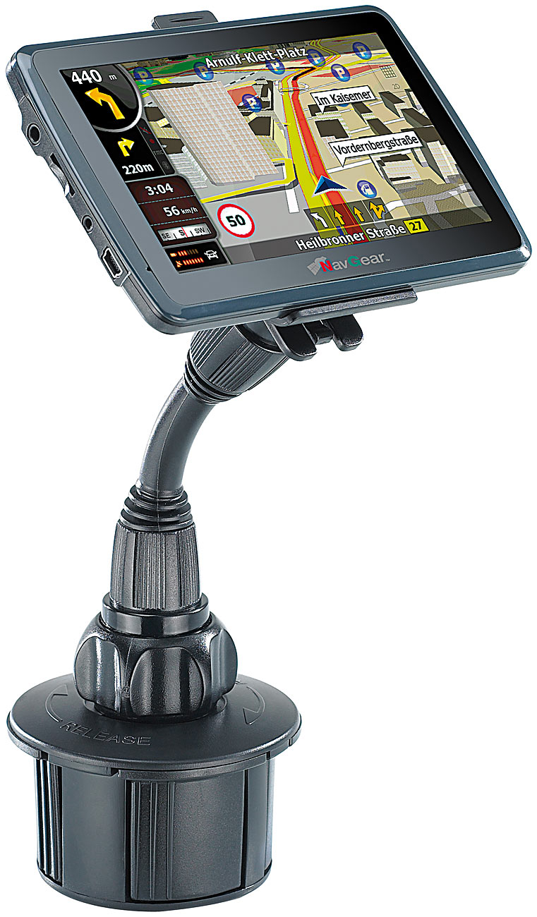 Support pour GPS Navgear sur porte-gobelet